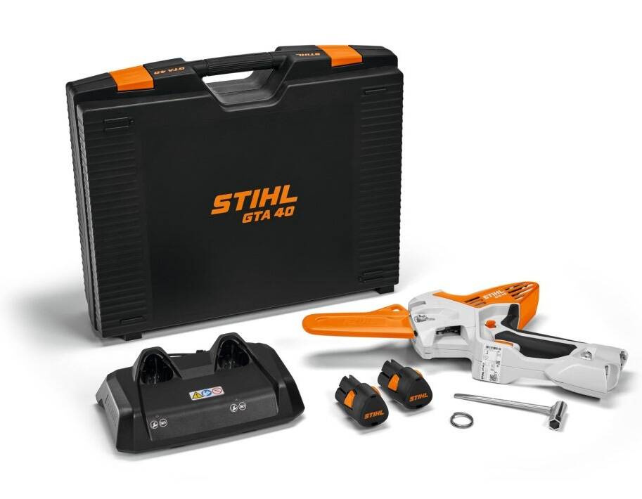 Stihl Mini piła łańcuchowa GTA 40, zestaw z 2 x AS 2 i AL 5-2 GA040116918