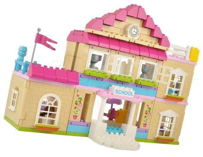 Kolorowe klocki edukacyjne dla dzieci - Wesoła Szkoła