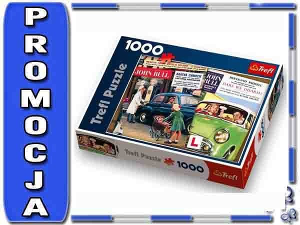 TREFL 10295 PLAKATY W STYLU VINTAGE Puzzle 1000el