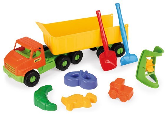 WADER 70380 WYWROTKA CITY TRUCK Z KOMPLETEM LETNIM