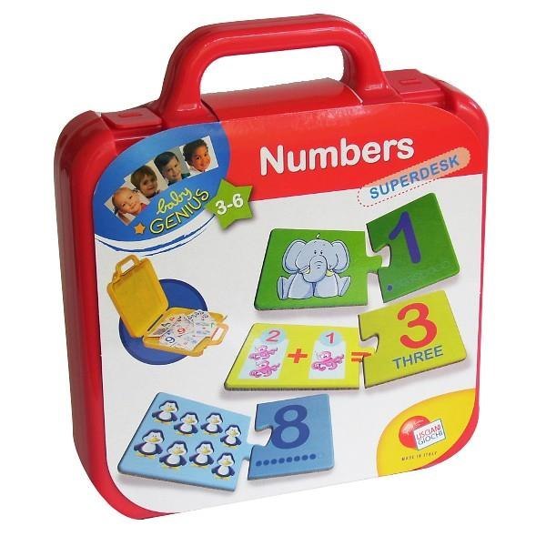 LISCIANIGIOCHI 42128 Baby Genius Liczby Walizka