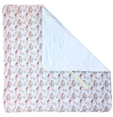 DUŻA (120x120cm) Chłonna MATA do przewijania DZIEŃ W LESIE