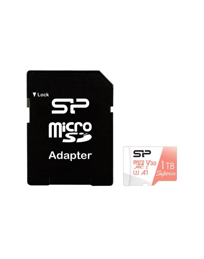 Silicon Power microSDXC Superior 1TB V30 UHS-1 U3 A1 + ADAPTER SP001TBSTXDV3V20SP SP001TBSTXDV3V20SP