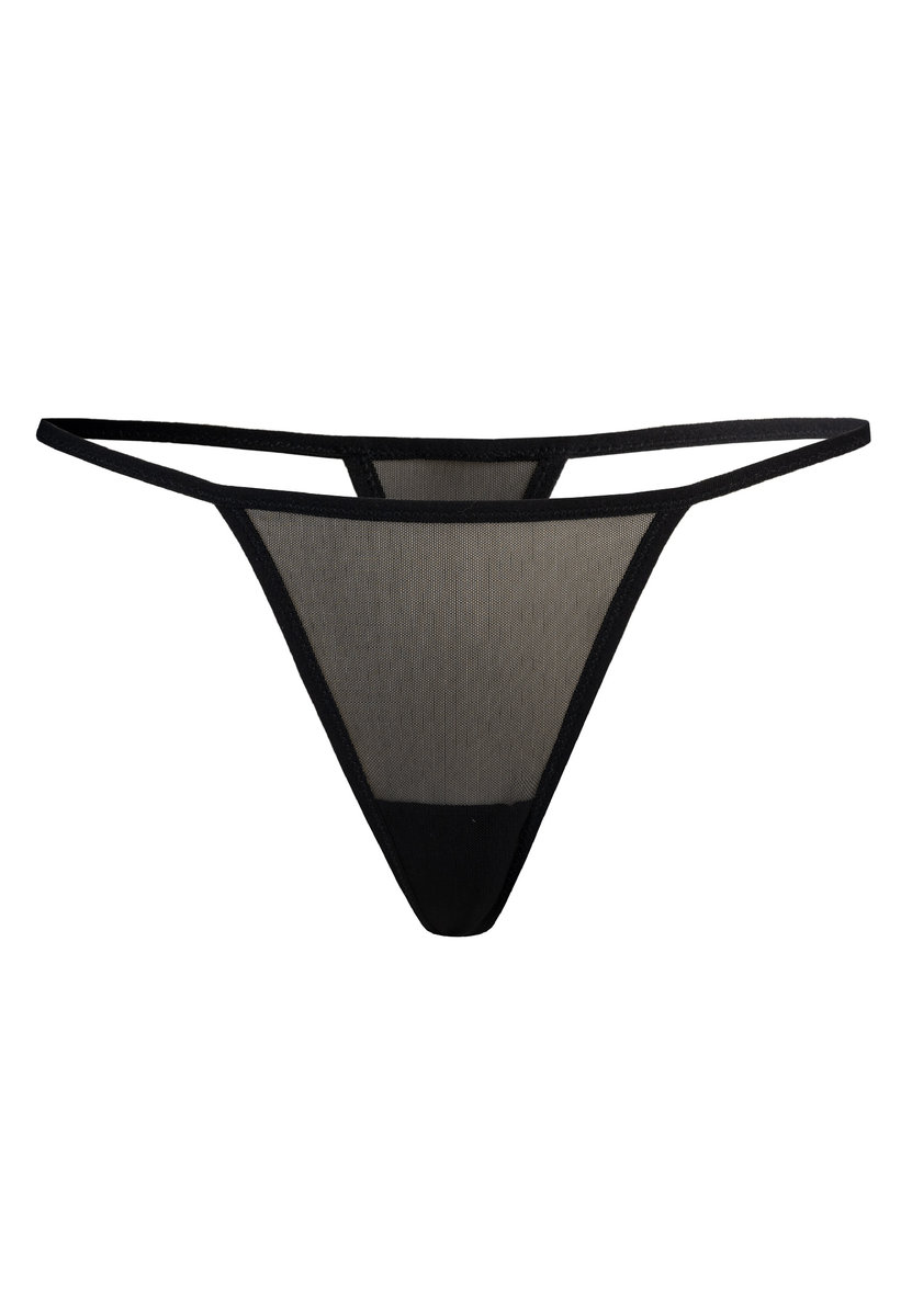 Stringi paski damskie Rosy czarne, Teyli