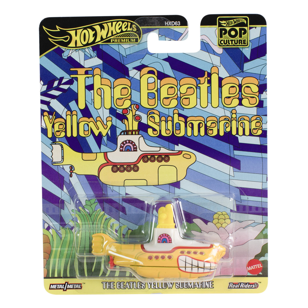 Hot Wheels, Premium Popkultura The Beatles Yellow Submarine, JBL74/HXD63
