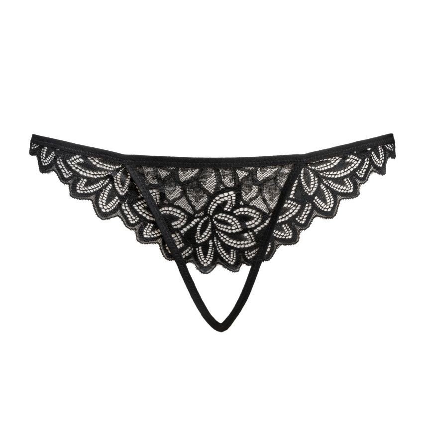 Stringi z otwartym krokiem Losi czarne, Teyli