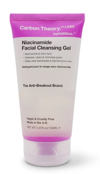 Carbon Theory VaPOREize Żel do Mycia Twarzy z Niacynamidem 150ml