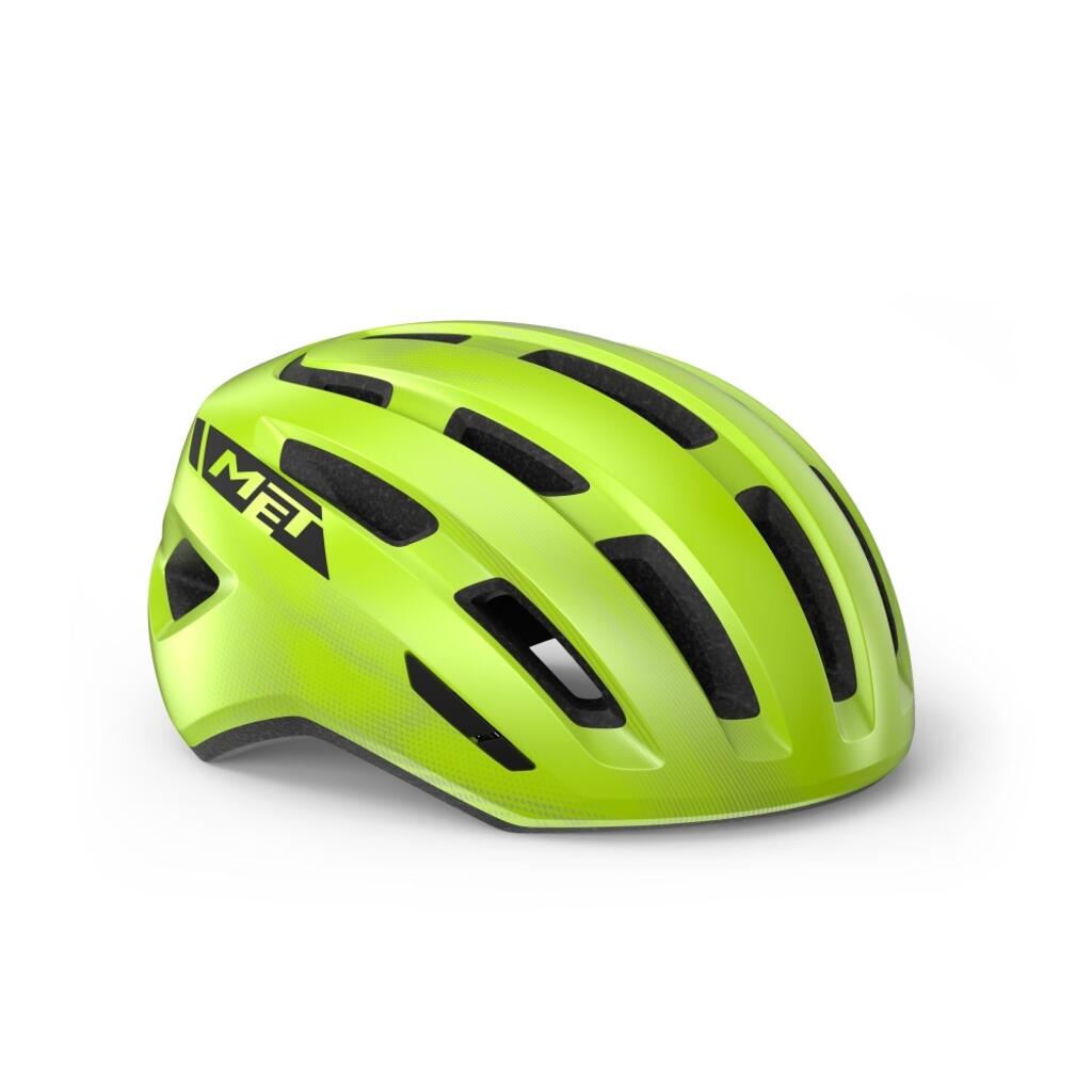 MET Miles Helmet, safety yellow glossy S/M | 52-58cm 2021 Kaski do e-rowerów 57003404