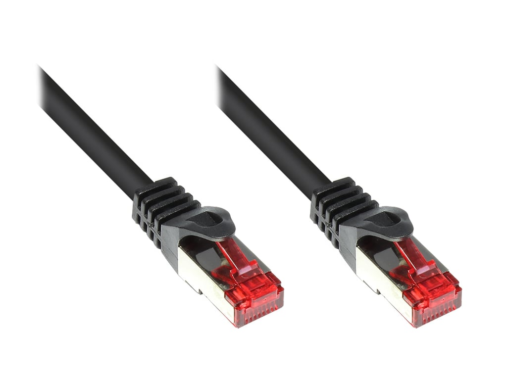 Alcasa 8060-005S kabel sieciowy Czarny 0,5 m Cat6 S/FTP (S-STP) 8060-005S