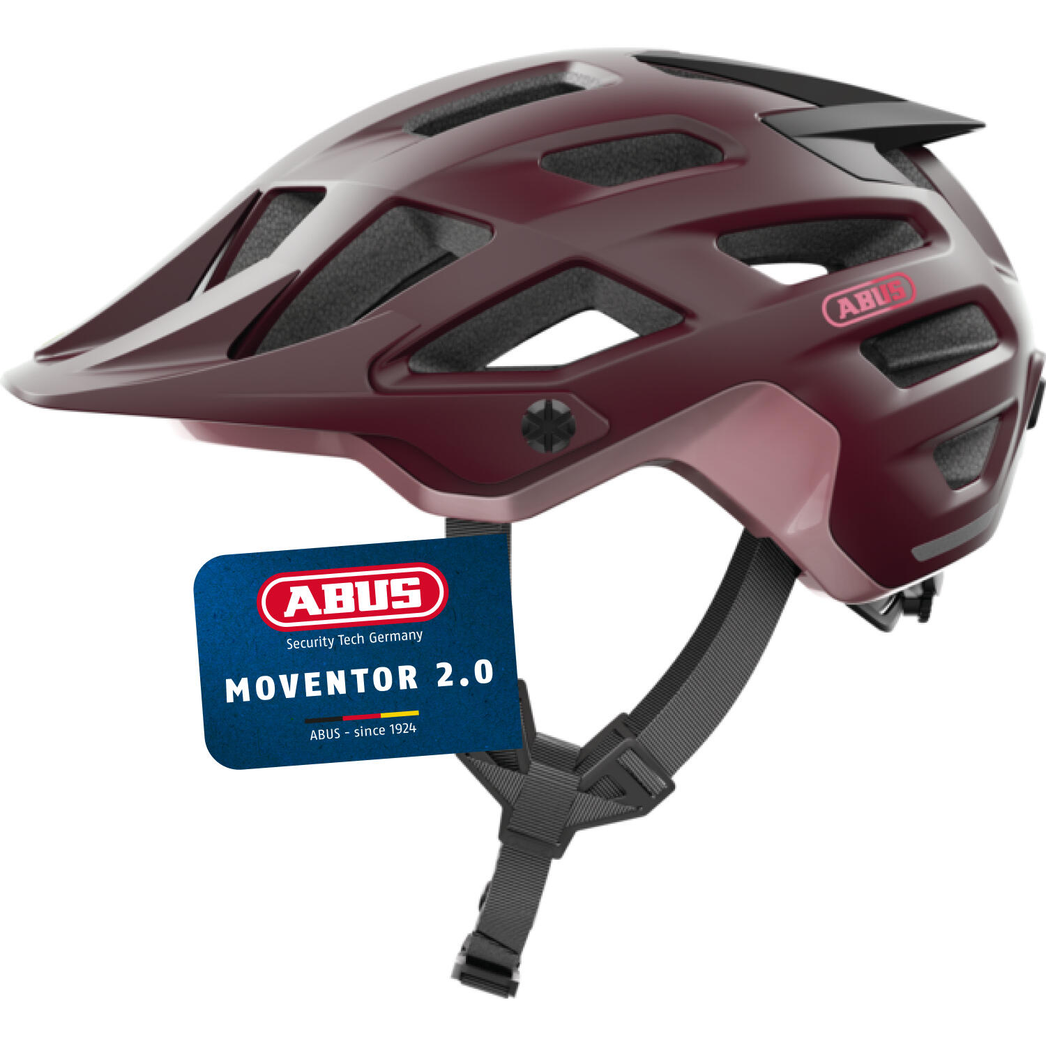 ABUS Moventor 2.0 Wildberry Czerwony MTB ( M)