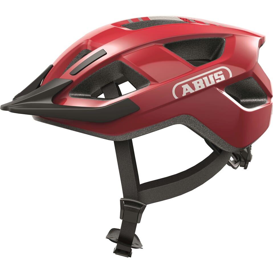 Kask rowerowy Abus Aduro 3.0, dla dorosłych i młodzieży, L, jaskrawoczerwony, AS