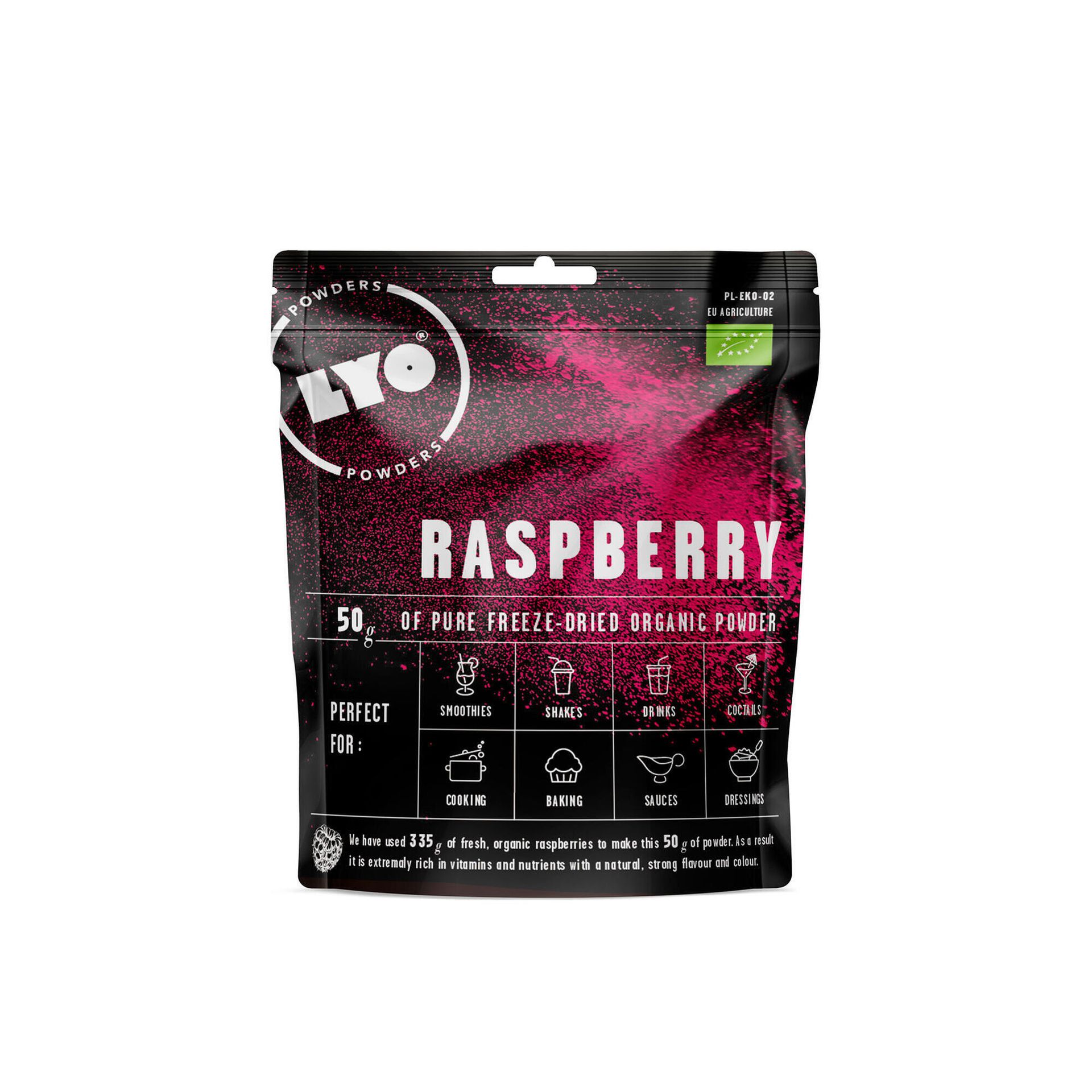 Lyo Food LIOFILIZOWANA MALINA BIO 50 g Lyofood