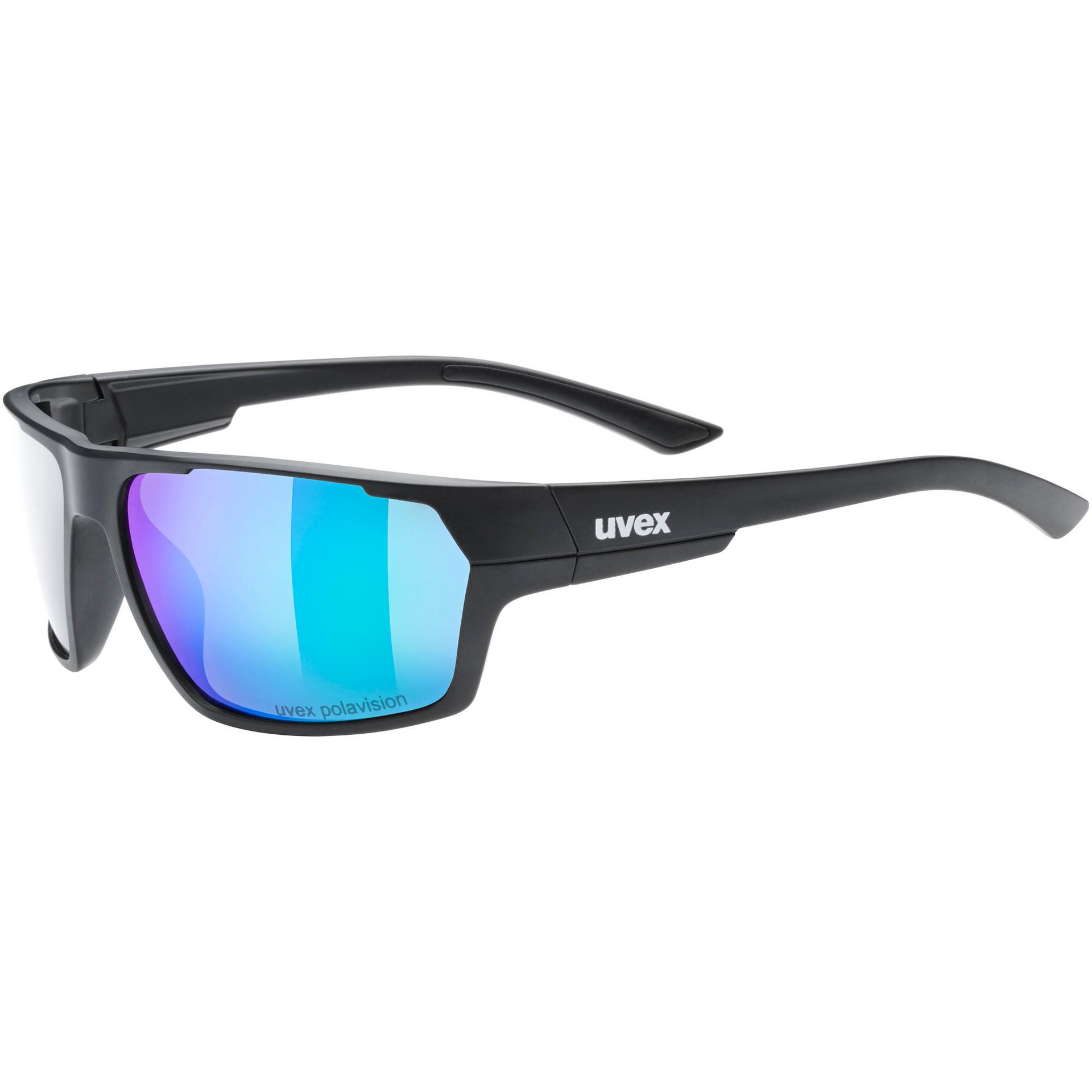 Okulary polaryzacyjne Uvex Sportstyle 233 P - black matt/mirror green