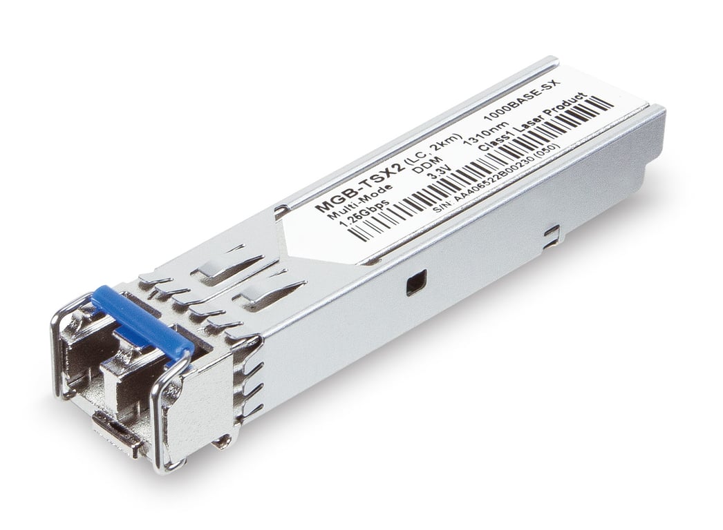 PLANET SFP-Port 1000BASE-SX moduł przekaźników sieciowych Swiatłowód 1000 Mbit/s 1310 nm MGB-TSX2-10PCS