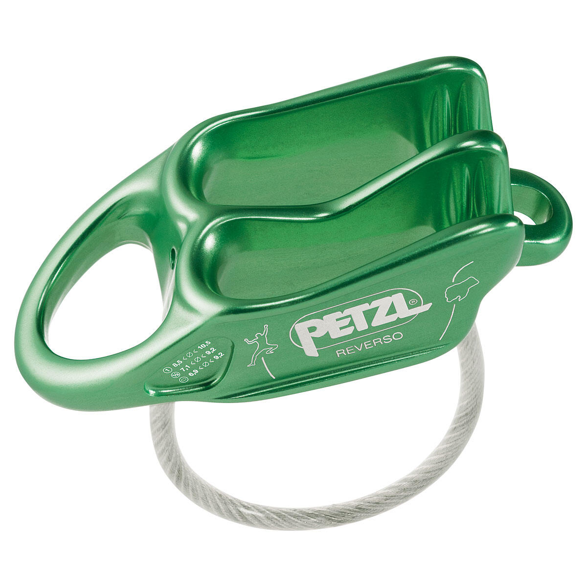 Petzl Przyrząd Asekuracyjny Reverso Zielony D017 AA01