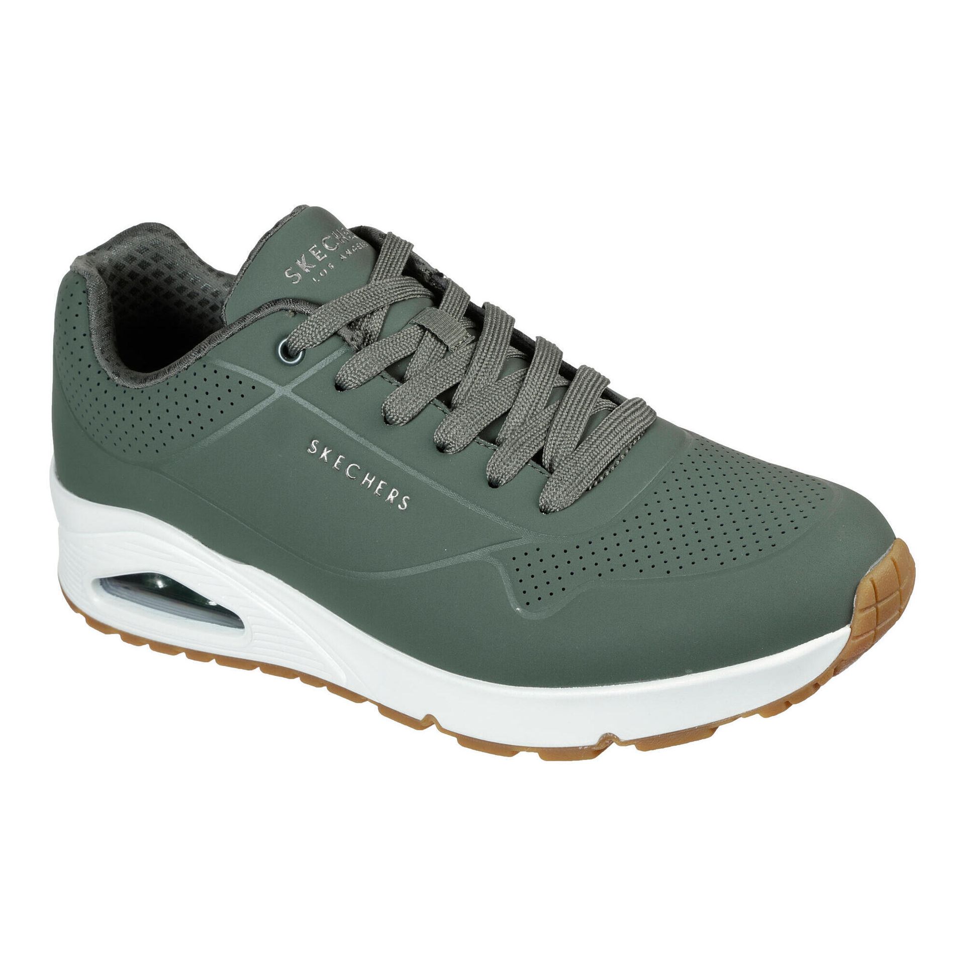 Buty Męskie Skechers 52458OLV Uno Stand On Air Zielone 44