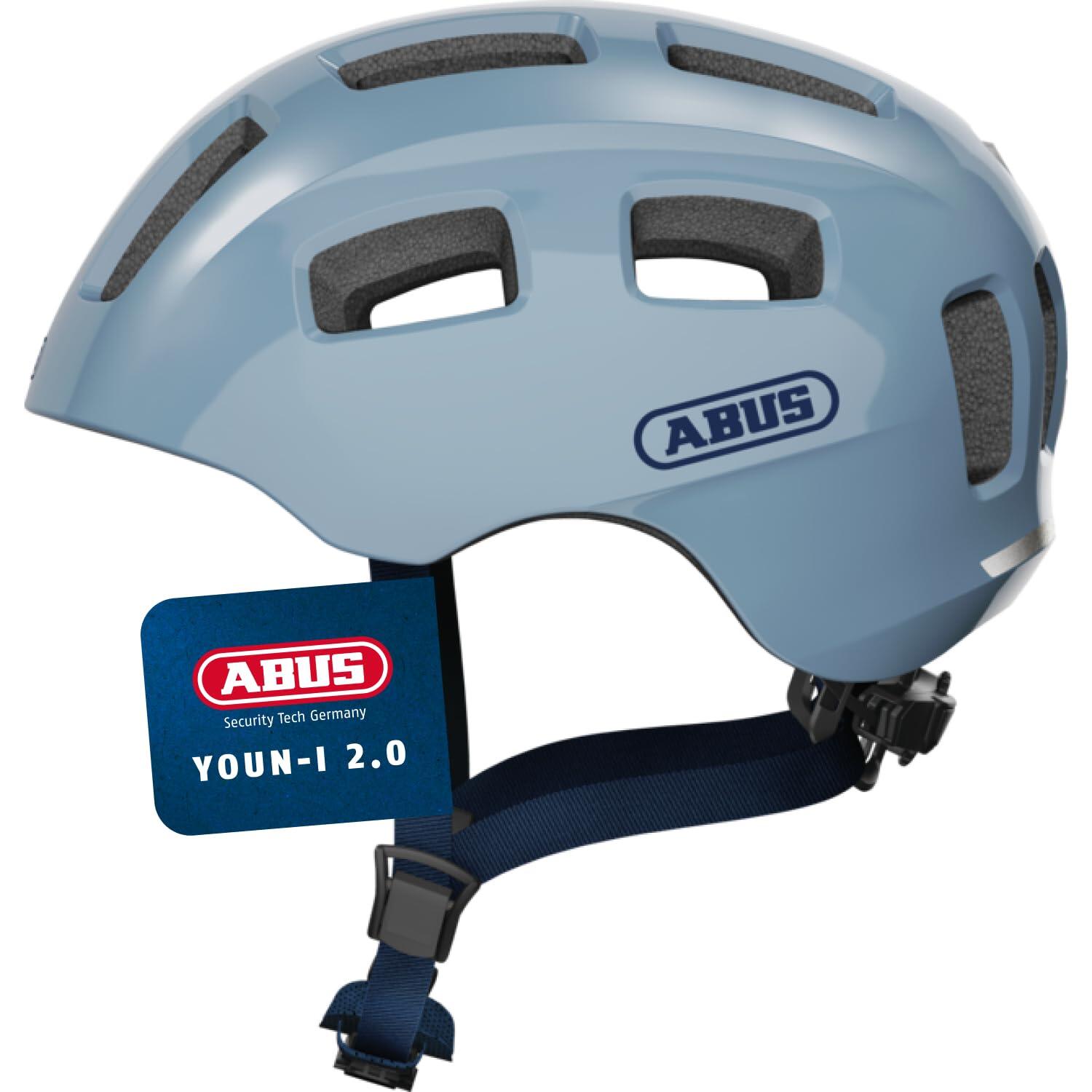 Abus Youn-I 2.0 Helmet Youth, niebieski M | 52-57cm 2021 Kaski dla dzieci 40155
