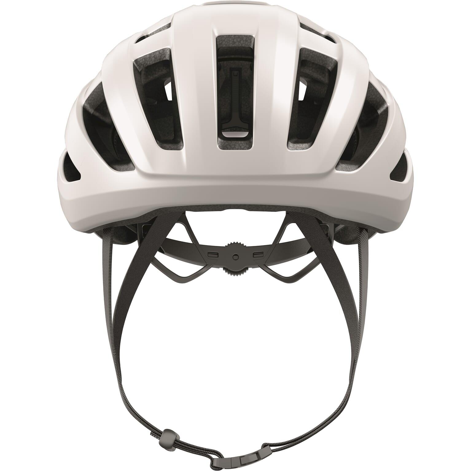 Kask szosowy ABUS PowerDome - lekki kask rowerowy z inteligentnym systemem wentylacji i aerodynamicznym profilem - Italy - dla mężczyzn i kobiet - biały, rozmiar M