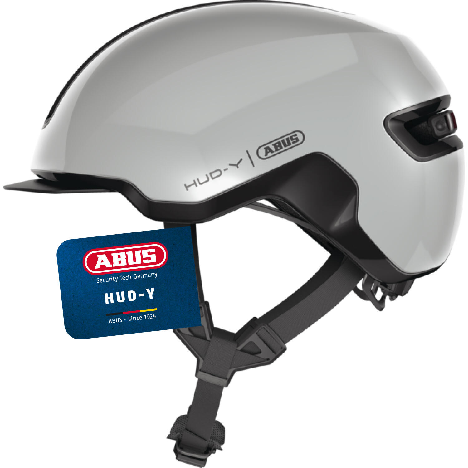Dziecięcy kask rowerowy Abus Hud-Y szary r. S 51-55cm