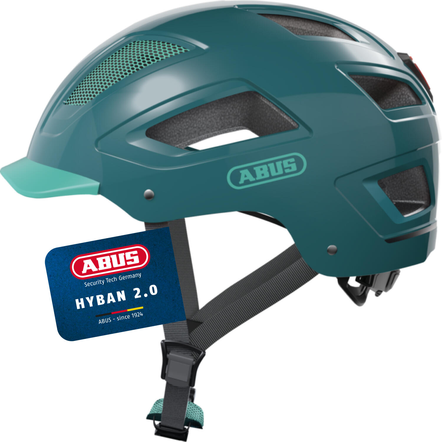 Abus Hyban 2.0 Kask, core green M 52-58cm 2020 Kaski miejskie i trekkingowe 86920