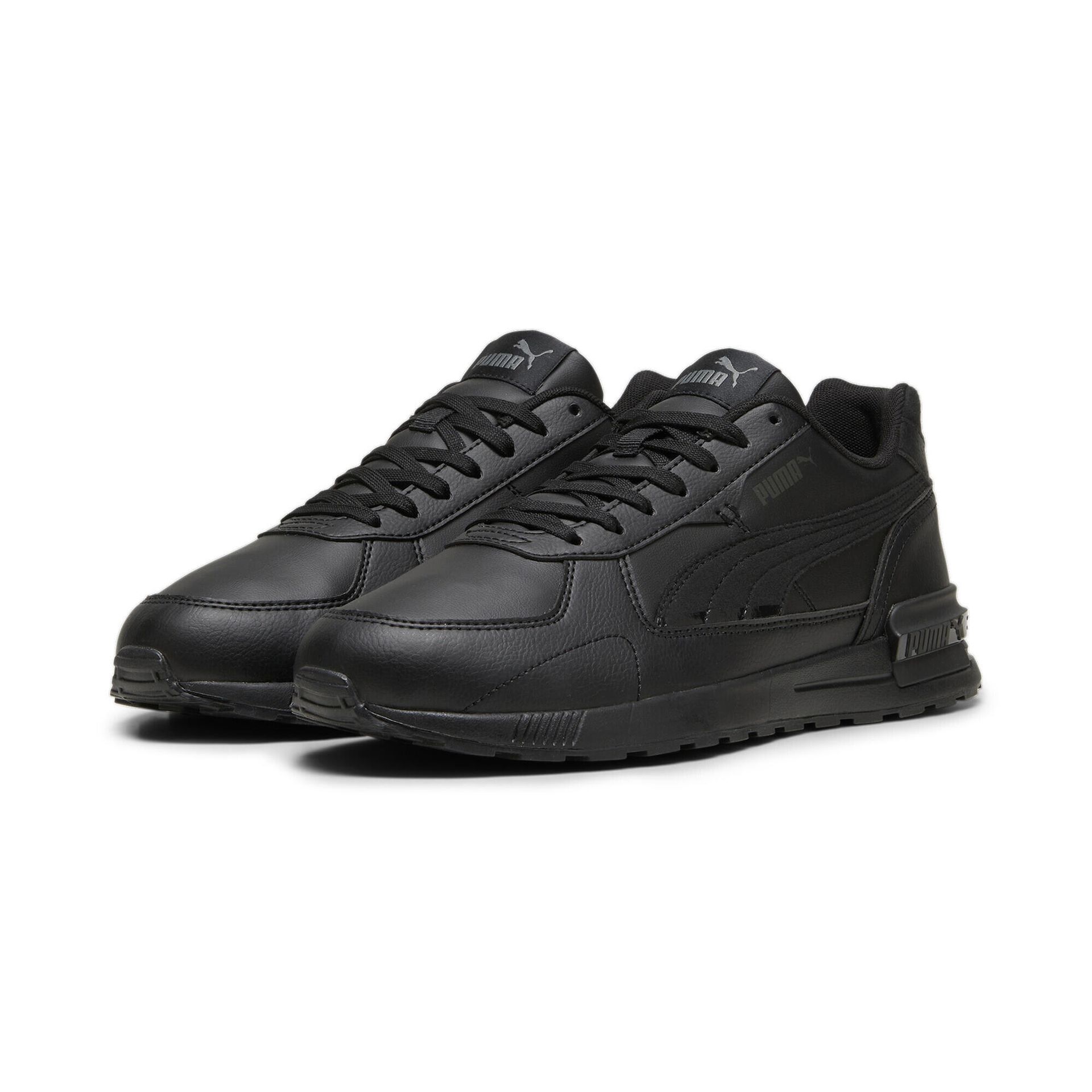 Puma Graviton Sl 2 395378 01 Buty Męskie Codzienne Czarne Skóra Ekologiczna