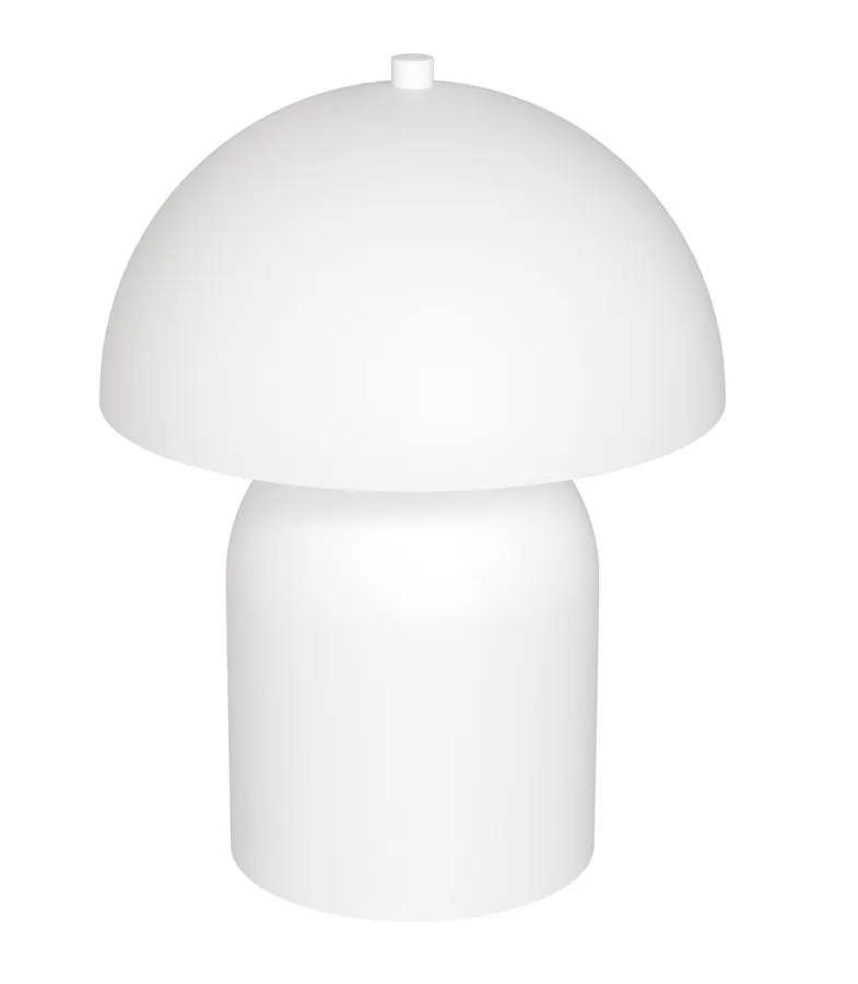 Minimalistyczna biała lampka nocna w kształcie grzybka A5-E44