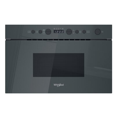Kuchenka mikrofalowa WHIRLPOOL WMN14BSG 750W średnica 25 cm pojemność 22L Grill Szary