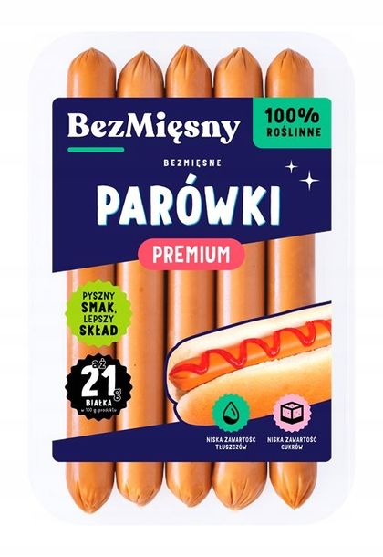 BezMięsny Bezmięsne parówki premium 160 g