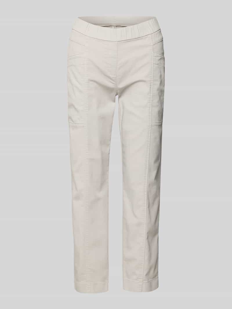 Spodnie sportowe o skróconym kroju regular fit model ‘Sue’