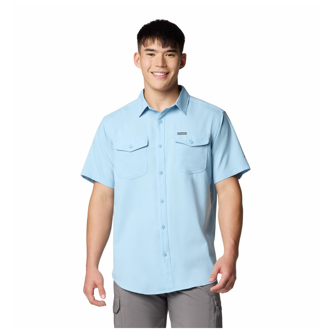 Koszula męska Columbia Utilizer™ II Solid Short Sleeve Shirt Rozmiar: XL / Kolor: jasnoniebieski