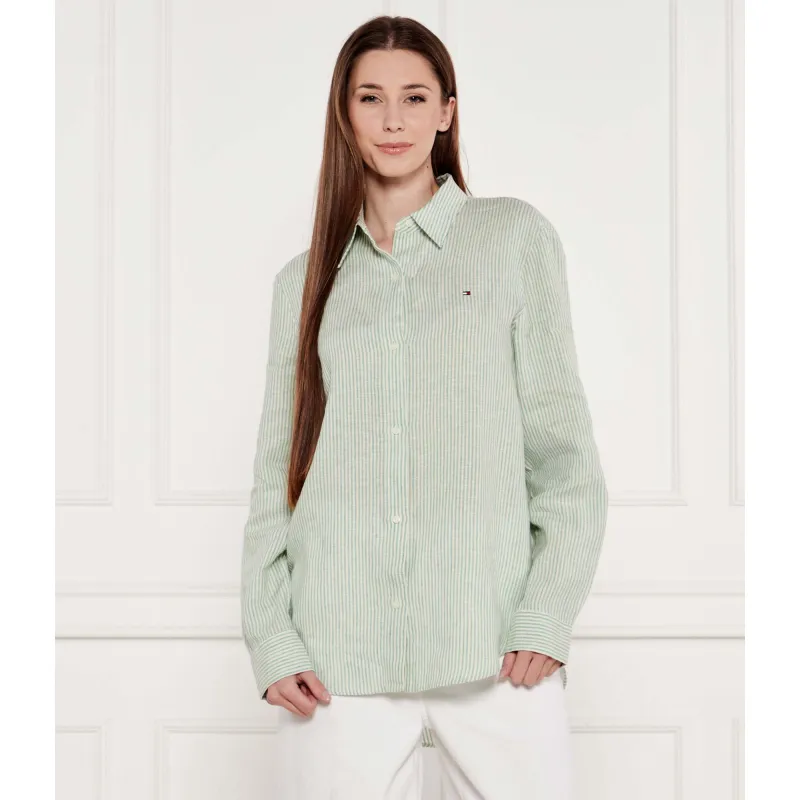 Tommy Hilfiger Lniana koszula Relaxed fit
