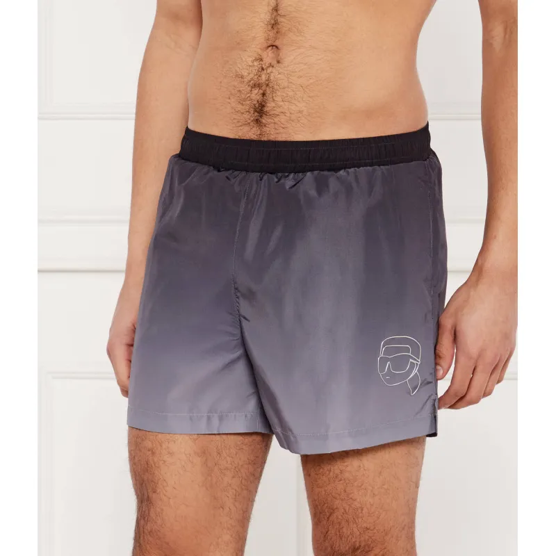 Karl Lagerfeld Szorty kąpielowe IKON OMBRE Regular Fit