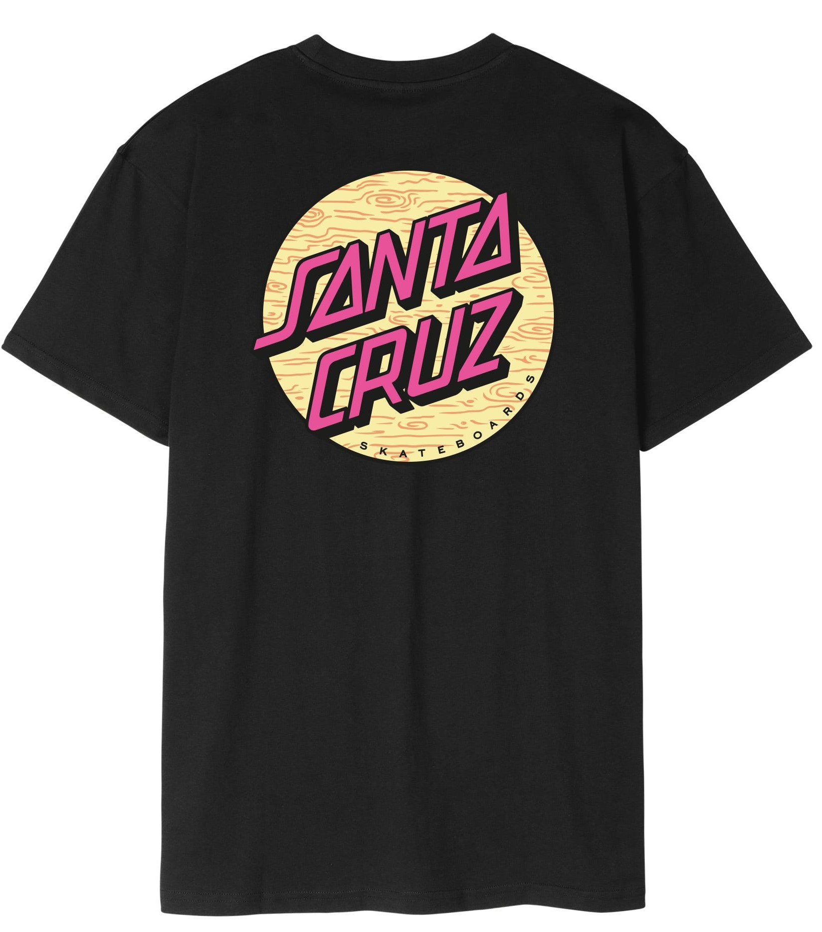 t-shirt SANTA CRUZ Wagon Dot Chest T-Shirt Black