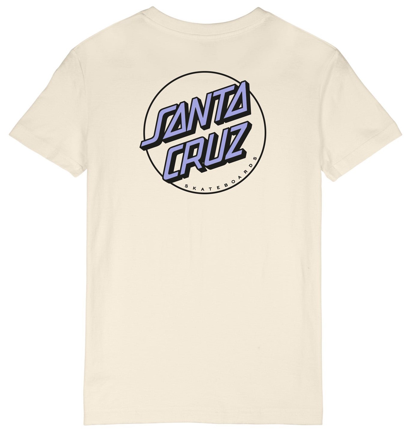 t-shirt damski SANTA CRUZ Partial Dot T-Shirt Chalk