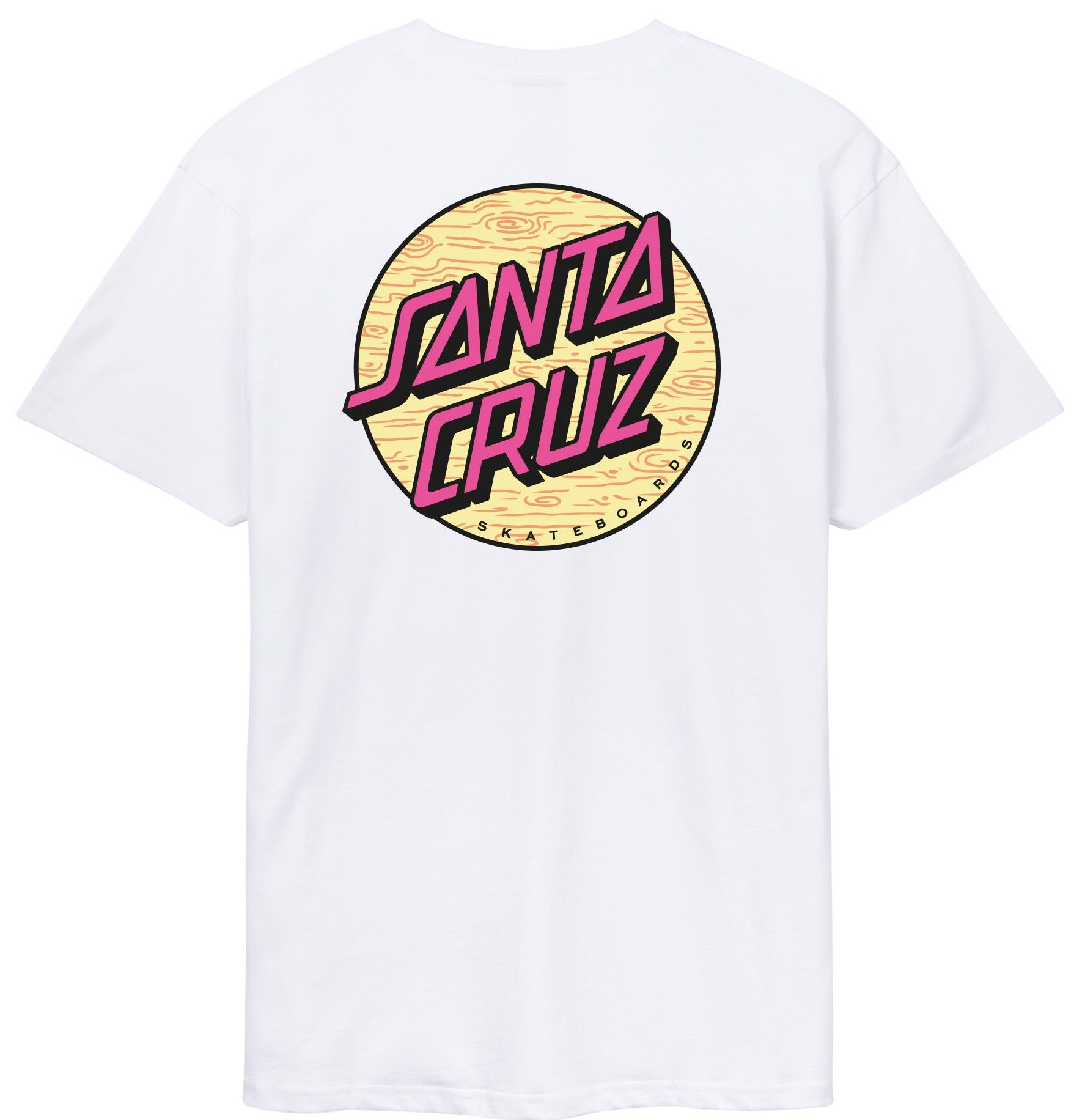 t-shirt SANTA CRUZ Wagon Dot Chest T-Shirt White