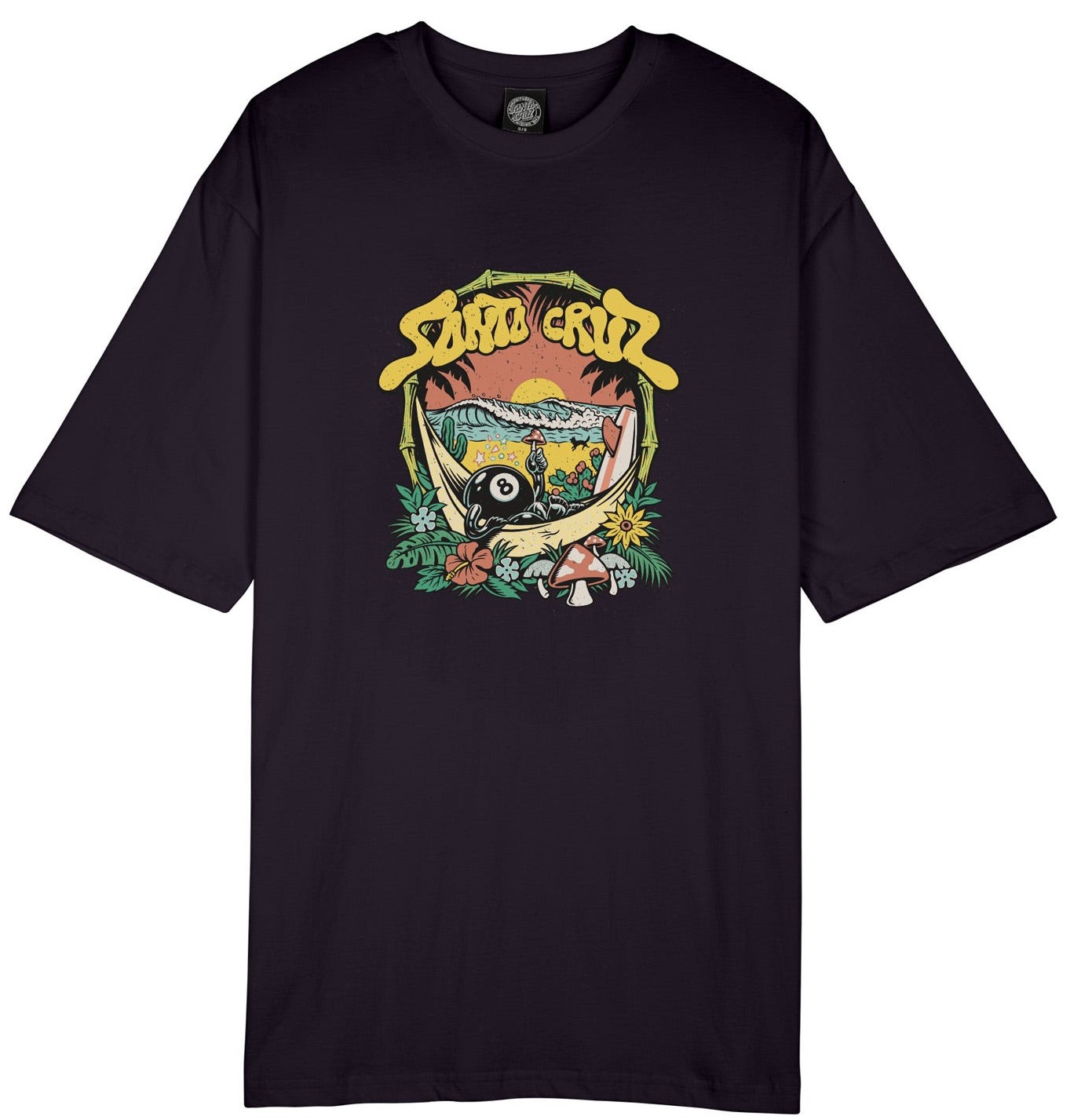 t-shirt damski SANTA CRUZ Winkowski 8Baller Trip Front Black