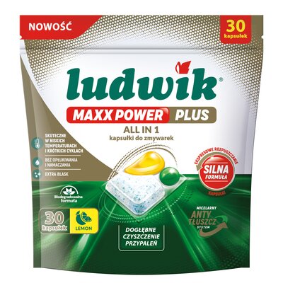 Kapsułki do zmywarek LUDWIK Maxx Power Plus 30 szt.