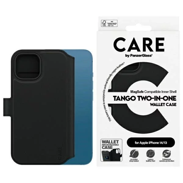 Etui do iPhone 14/13 CARE by PanzerGlass Tango Wallet 2w1 6,1