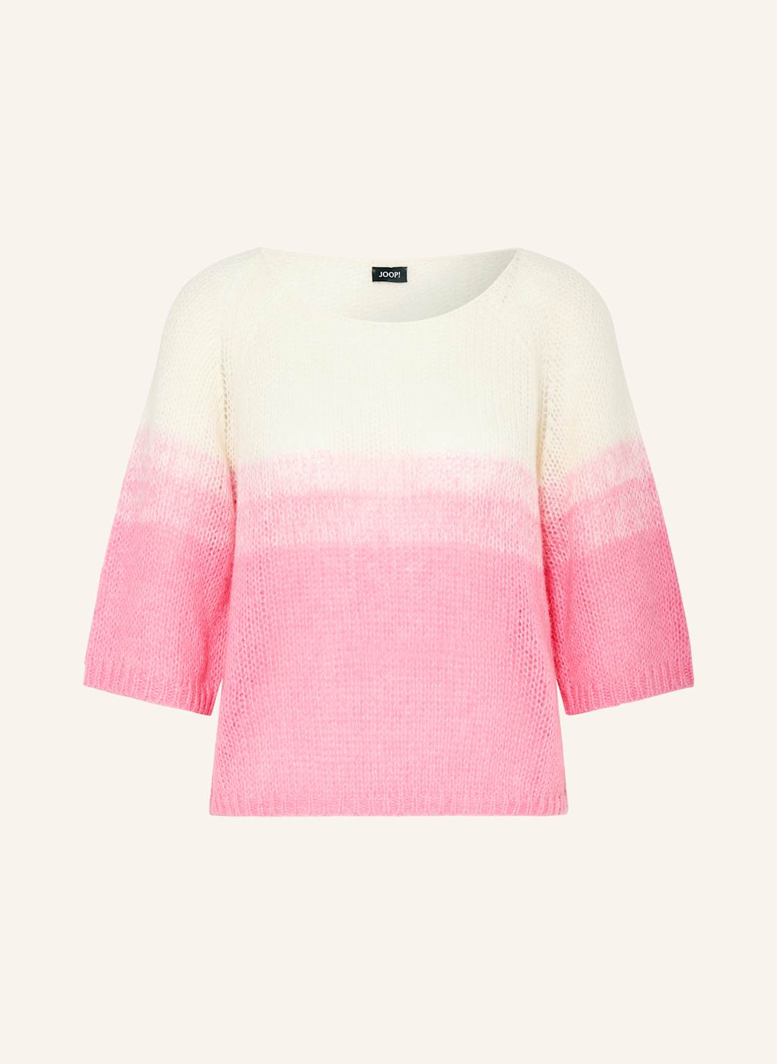 Joop! Dzianinowe Wdzianko Kato Z Dodatkiem Alpaki pink