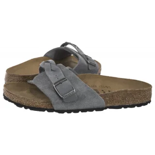 Klapki Oita Braided Basalt Gray 1029121 (BK264-b) Birkenstock