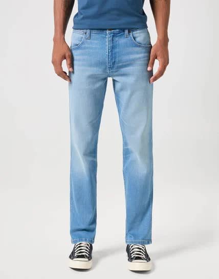Męskie spodnie jeansowe proste Wrangler GREENSBORO W32 L34