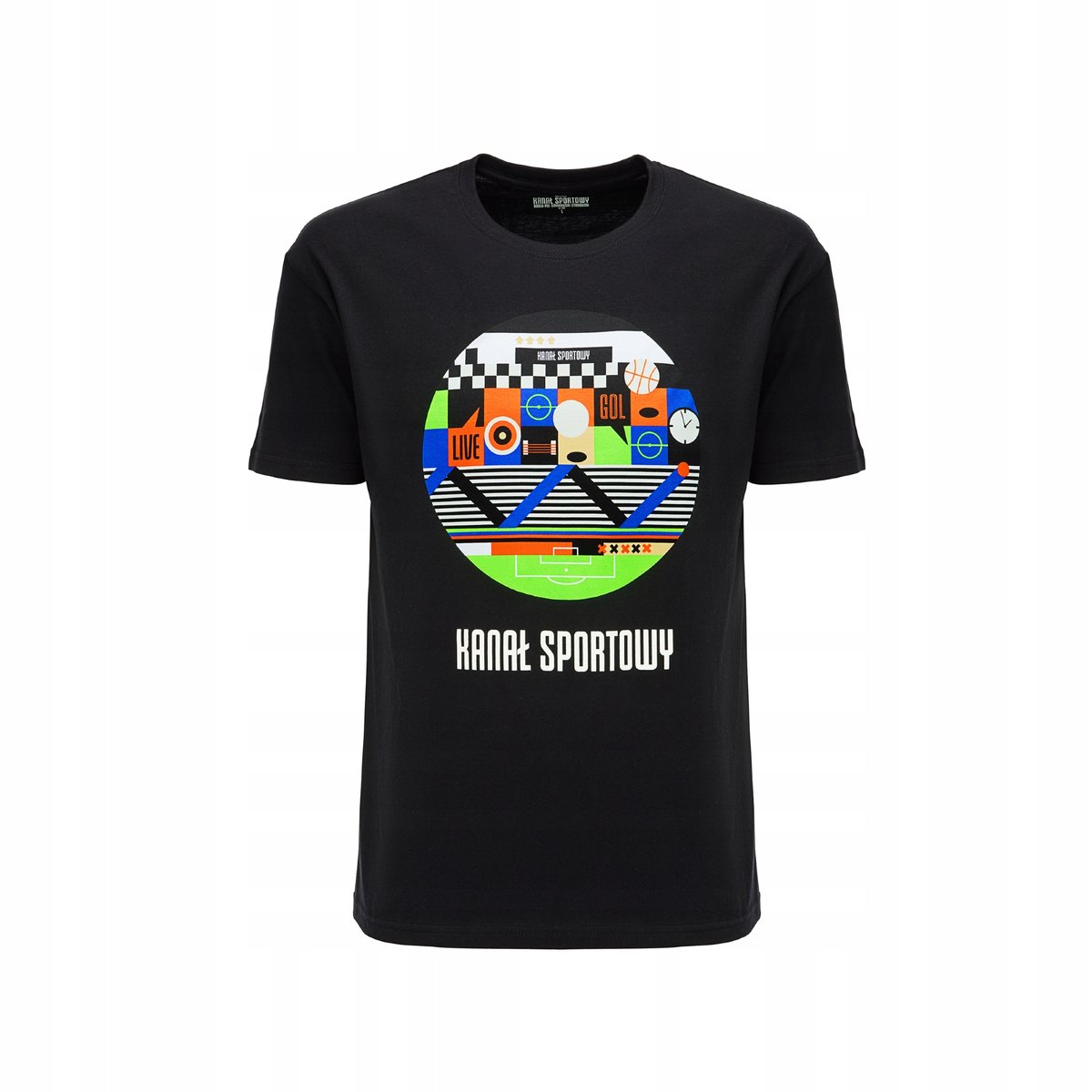 76012 Koszulka męska Logo rozmiar M KANAŁ SPORTOWY