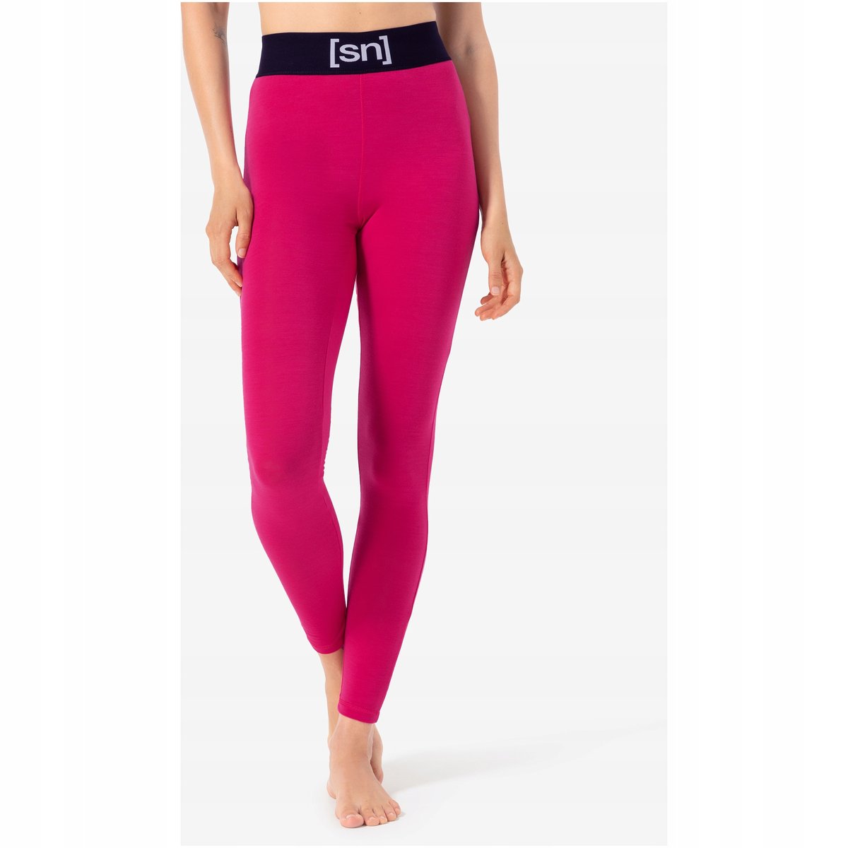 Legginsy termoaktywne damskie różowe M