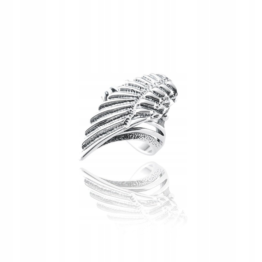 Pierścionek srebrny pr. 925 Skrzydło Anioła Piękny i elegancki r. 25