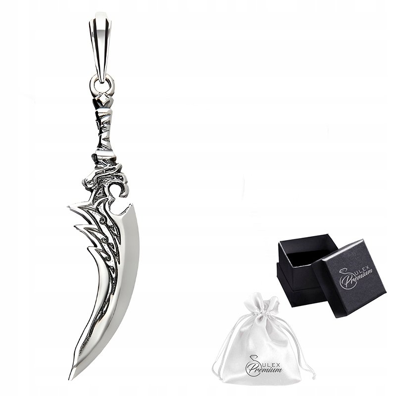Wisiorek Zawieszka srebrna pr. 925 Miecz Celtycki, Sztylet