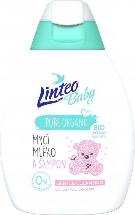 LINTEO BABY MLECZKO I SZAMPON DLA DZIECI 2W1
