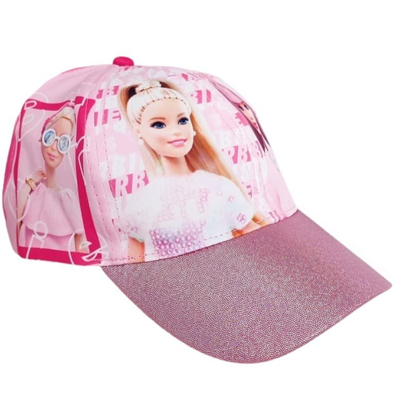 Czapka z daszkiem dla dziewczynki bejsbolówka Barbie 54cm