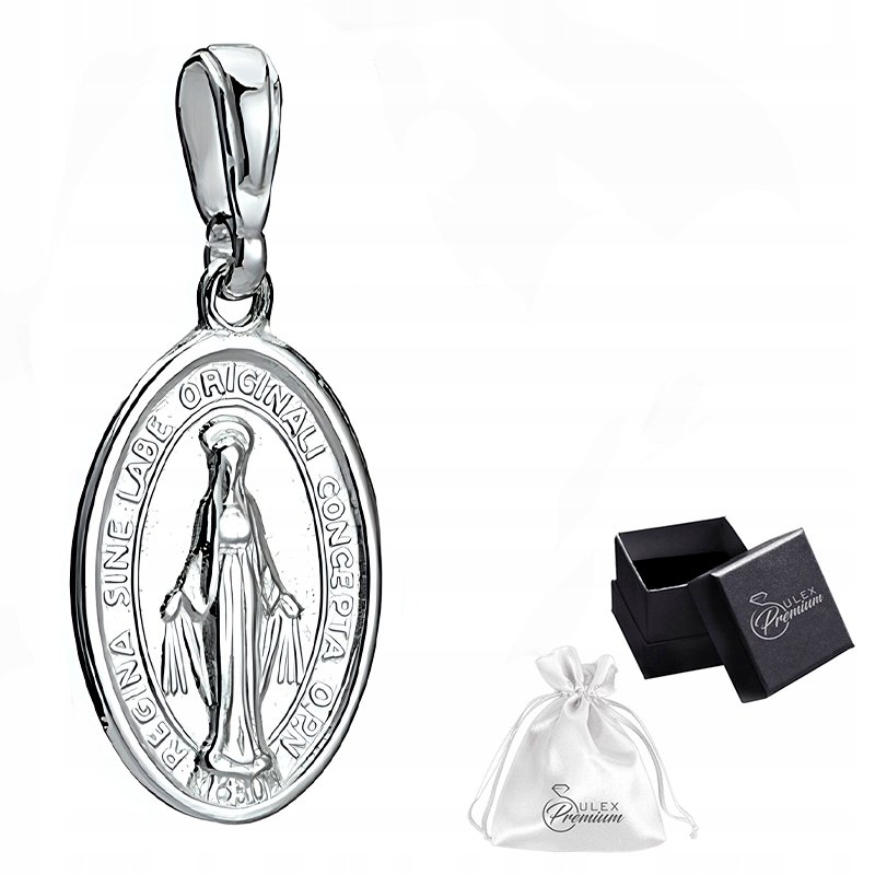 Medalik srebrny pr. 925 Wisiorek z Wizerunkiem Matki Boskiej Cudownej