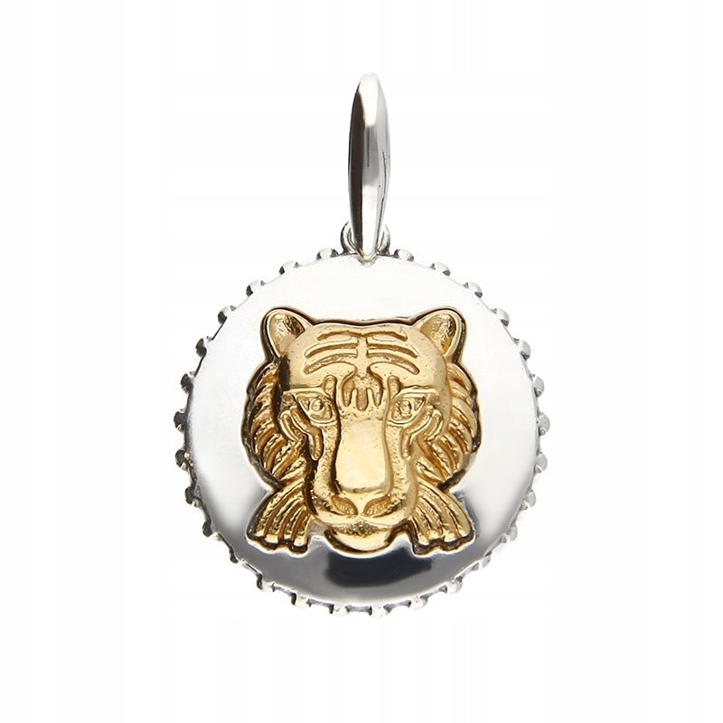 Zawieszka srebrna pr. 925 Złoty Lew