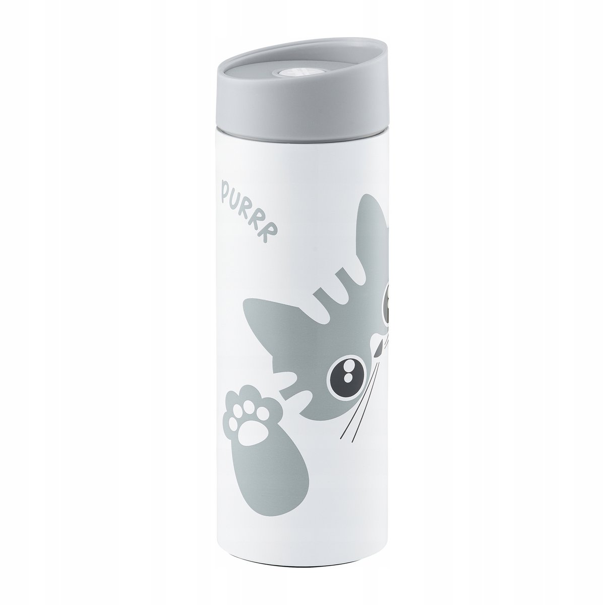 66705 Kubek termiczny Kitty 350 ml szary AMBITION